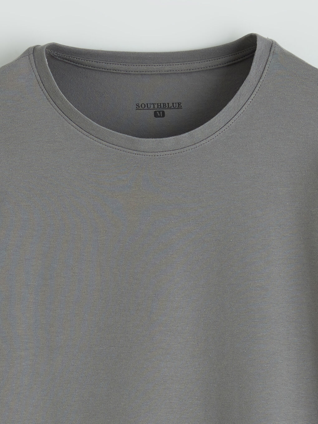 Gri Bisiklet Yaka Uzun Kollu Erkek Atlet-5