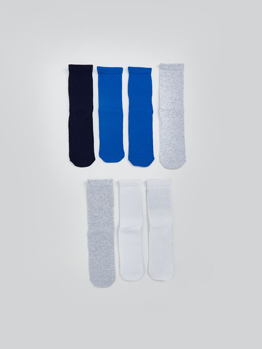 LCW Kids Patterned Boys' Ankle Socks 7 Pack -W50580Z4-K00