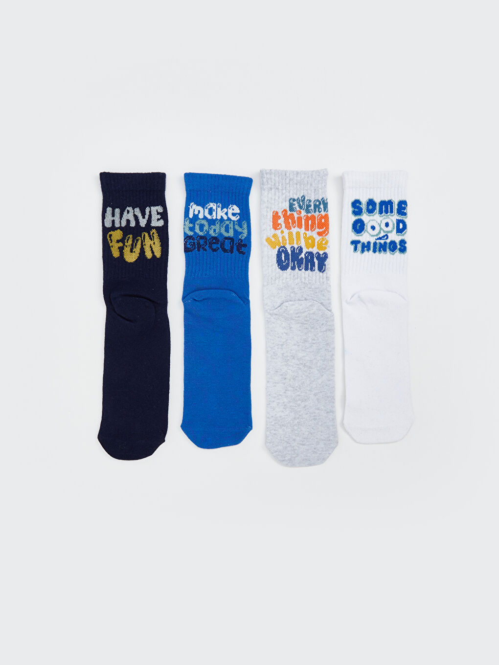 LCW Kids Patterned Boys' Ankle Socks 7 Pack -W50580Z4-K00