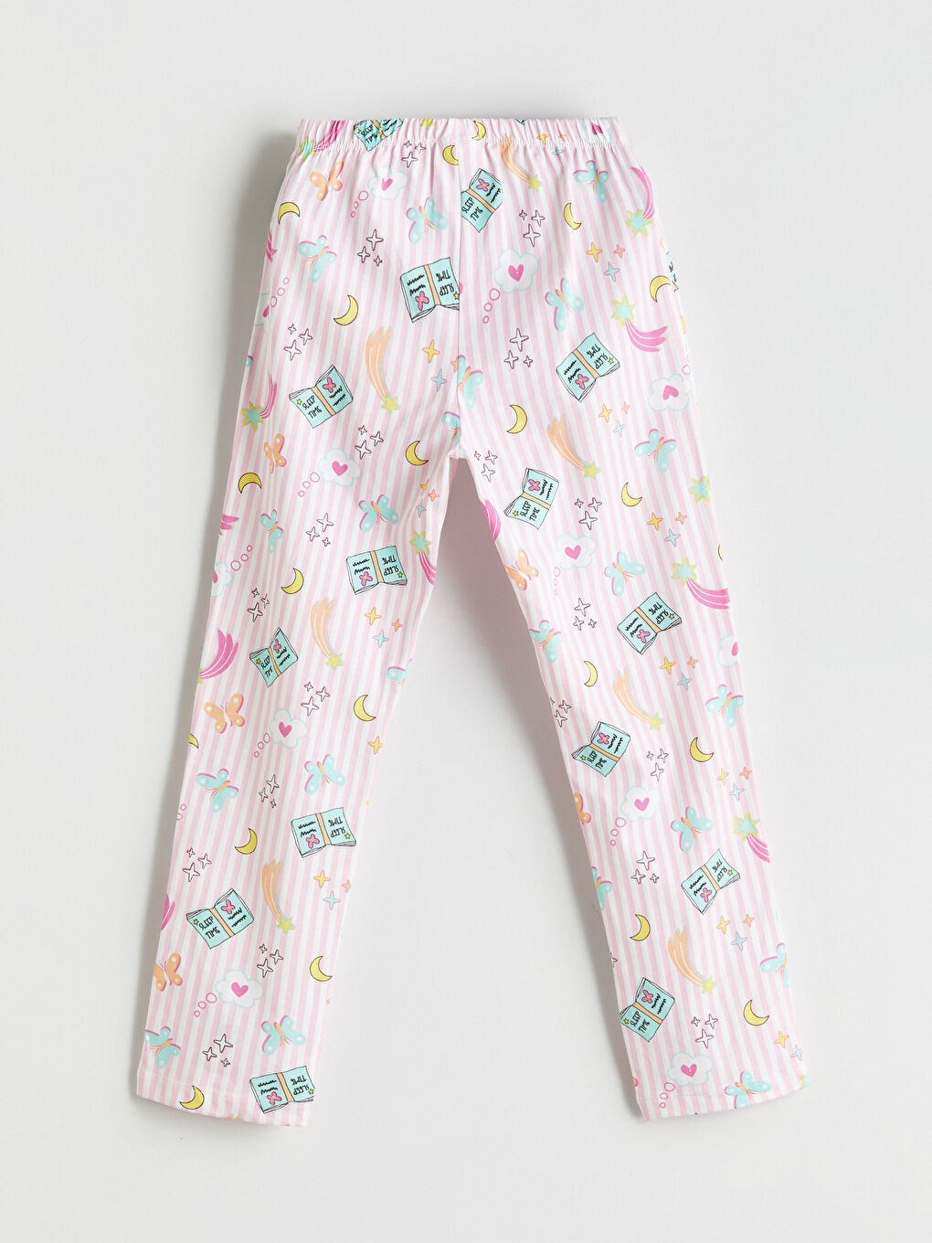 LCW Kids Crew Neck Girls' Pyjama Set -W50581Z4-FQ0