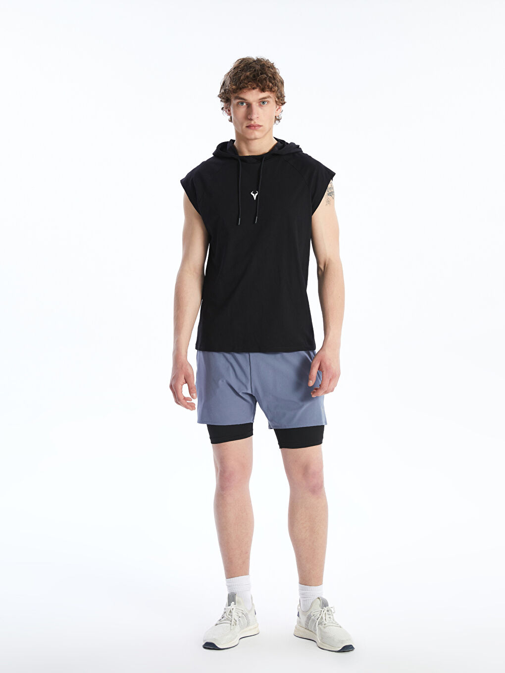 XSIDE ACTIVE Hooded Men's Sleeveless T-Shirt -W50589Z8-CVL
