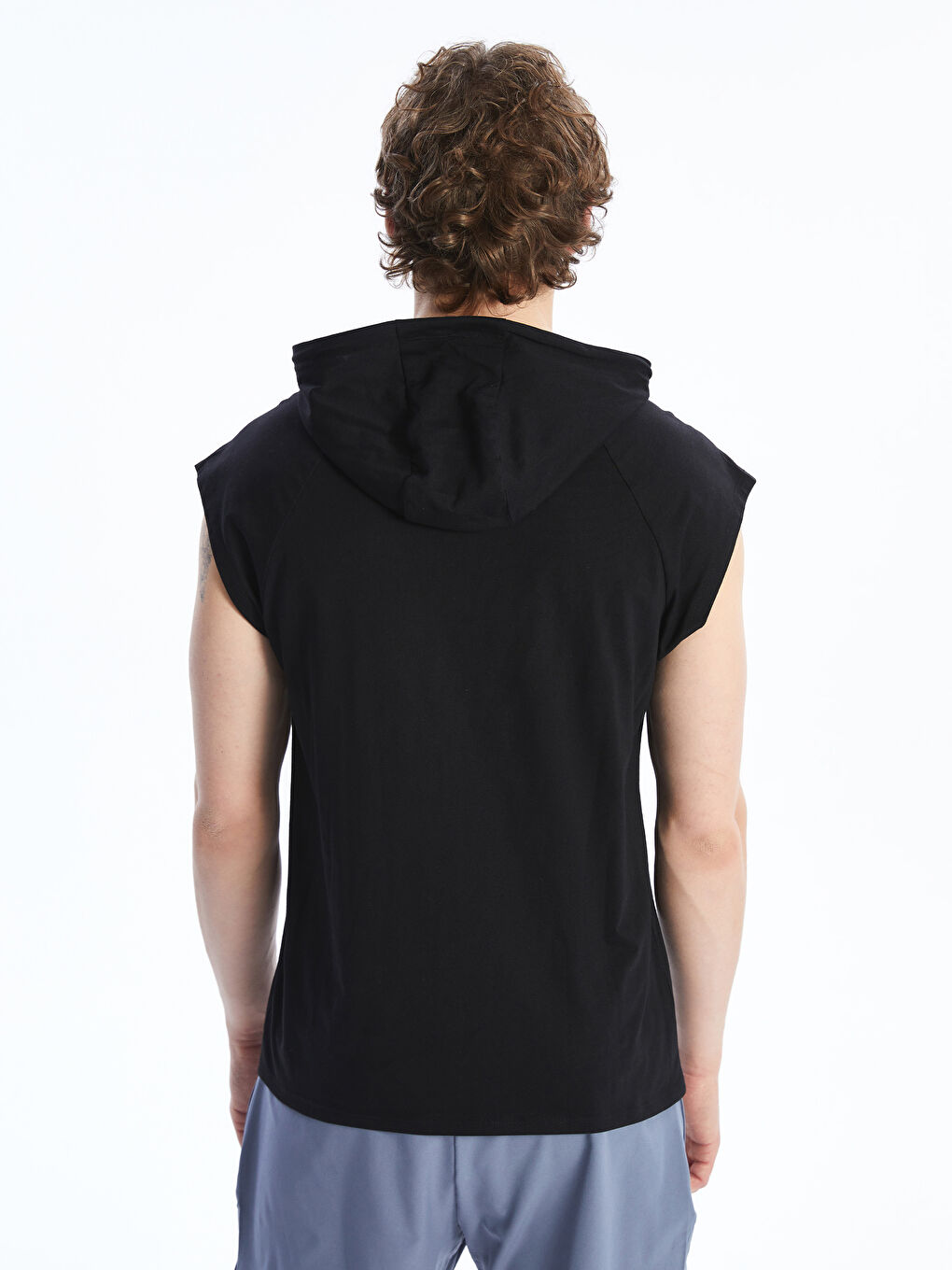 XSIDE ACTIVE Hooded Men's Sleeveless T-Shirt -W50589Z8-CVL