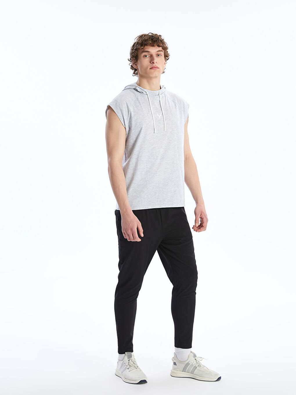 XSIDE ACTIVE Hooded Men's Sleeveless T-Shirt -W50589Z8-LAK