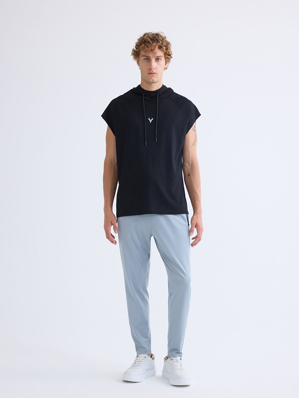 XSIDE ACTIVE Hooded Men's Sleeveless T-Shirt -W50589Z8-CVL