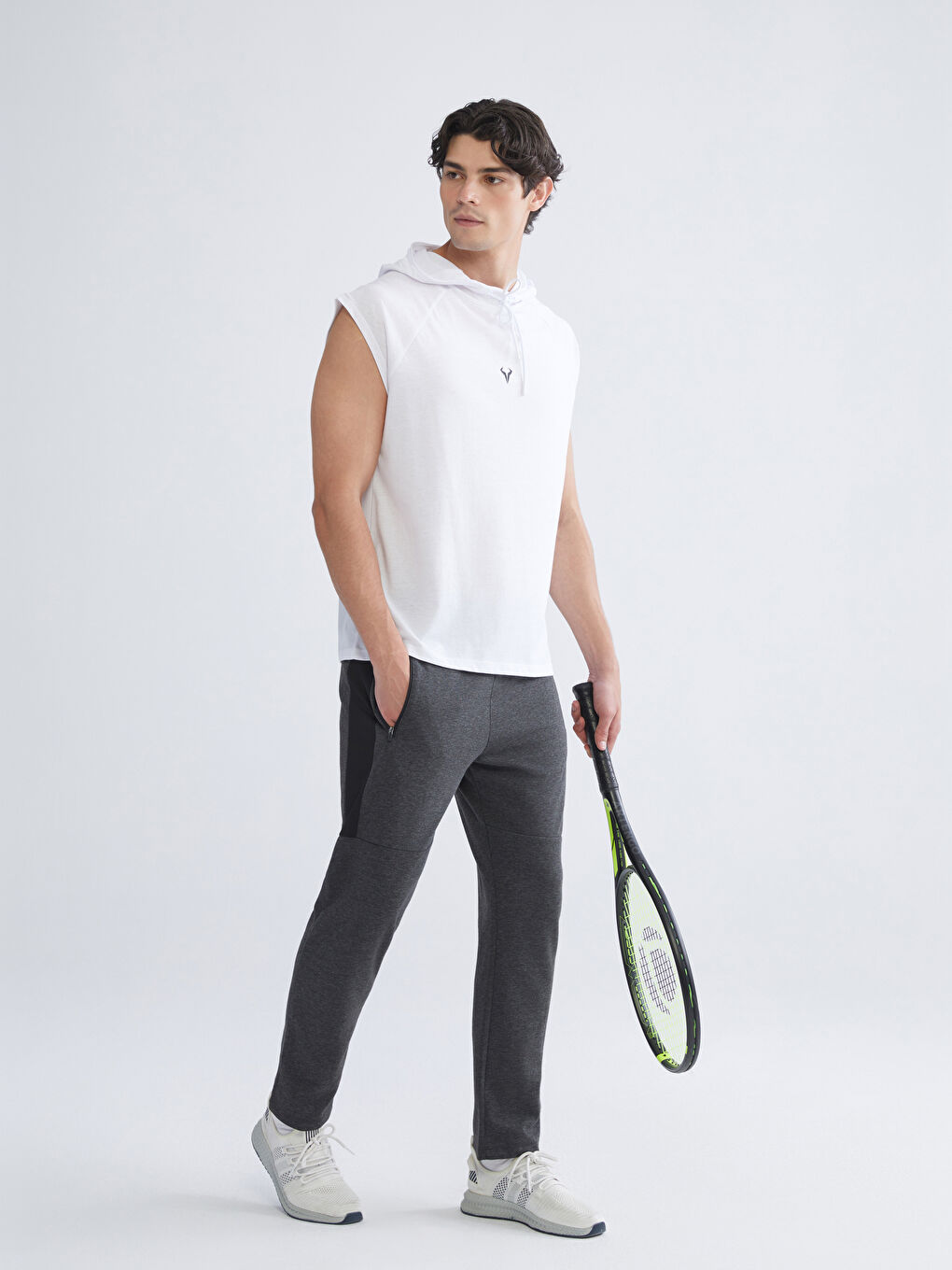 Antrasit Slim Fit Erkek Spor Eşofman Altı