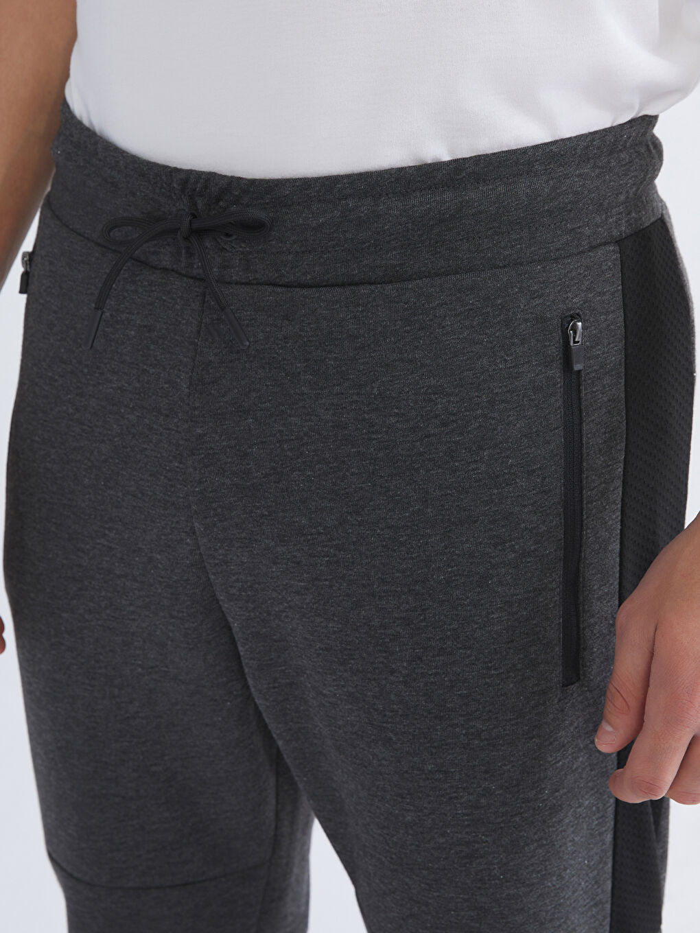 Antrasit Slim Fit Erkek Spor Eşofman Altı-2