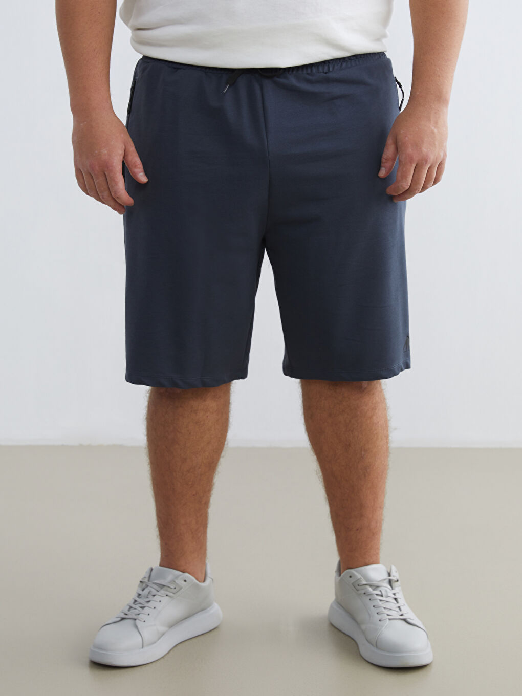 Antrasit Slim Fit Erkek Spor Şort-5