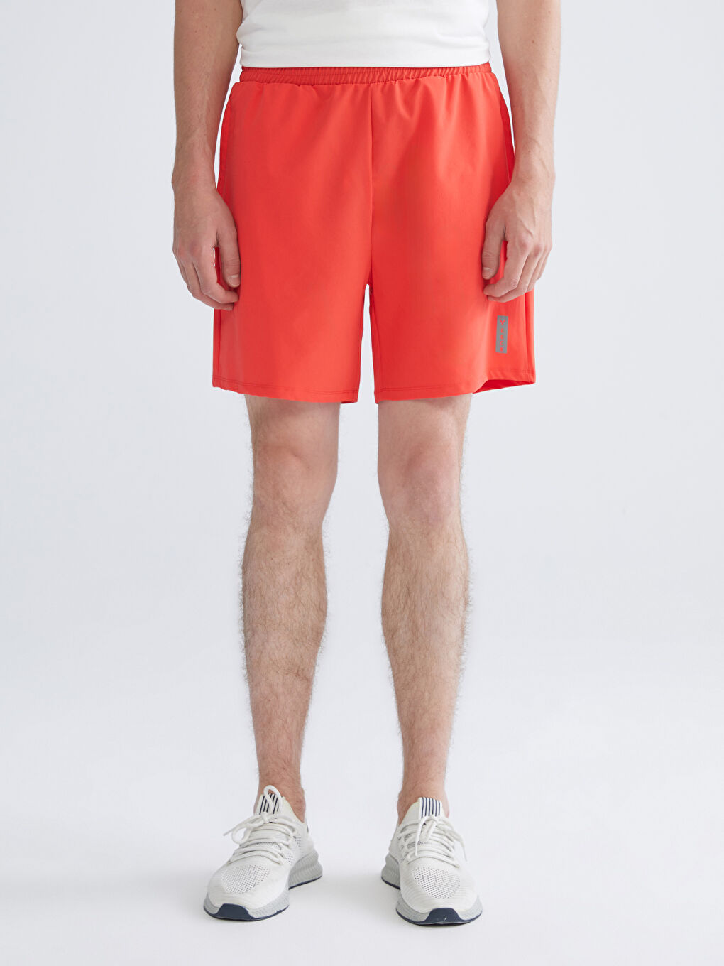 Kırmızı Standart Kalıp Erkek Spor Şort-1