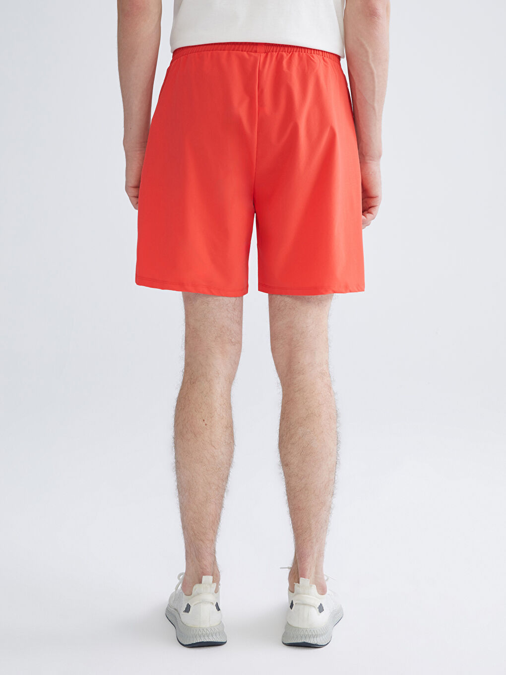 Kırmızı Standart Kalıp Erkek Spor Şort-3