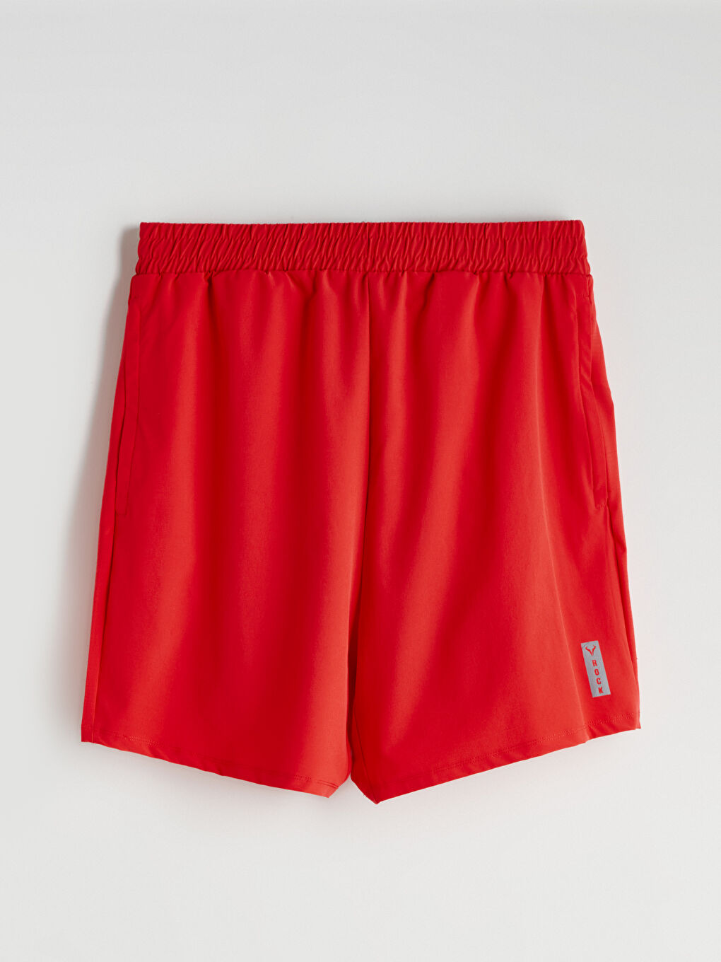 Kırmızı Standart Kalıp Erkek Spor Şort-4