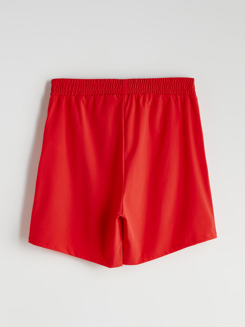 Kırmızı Standart Kalıp Erkek Spor Şort-5