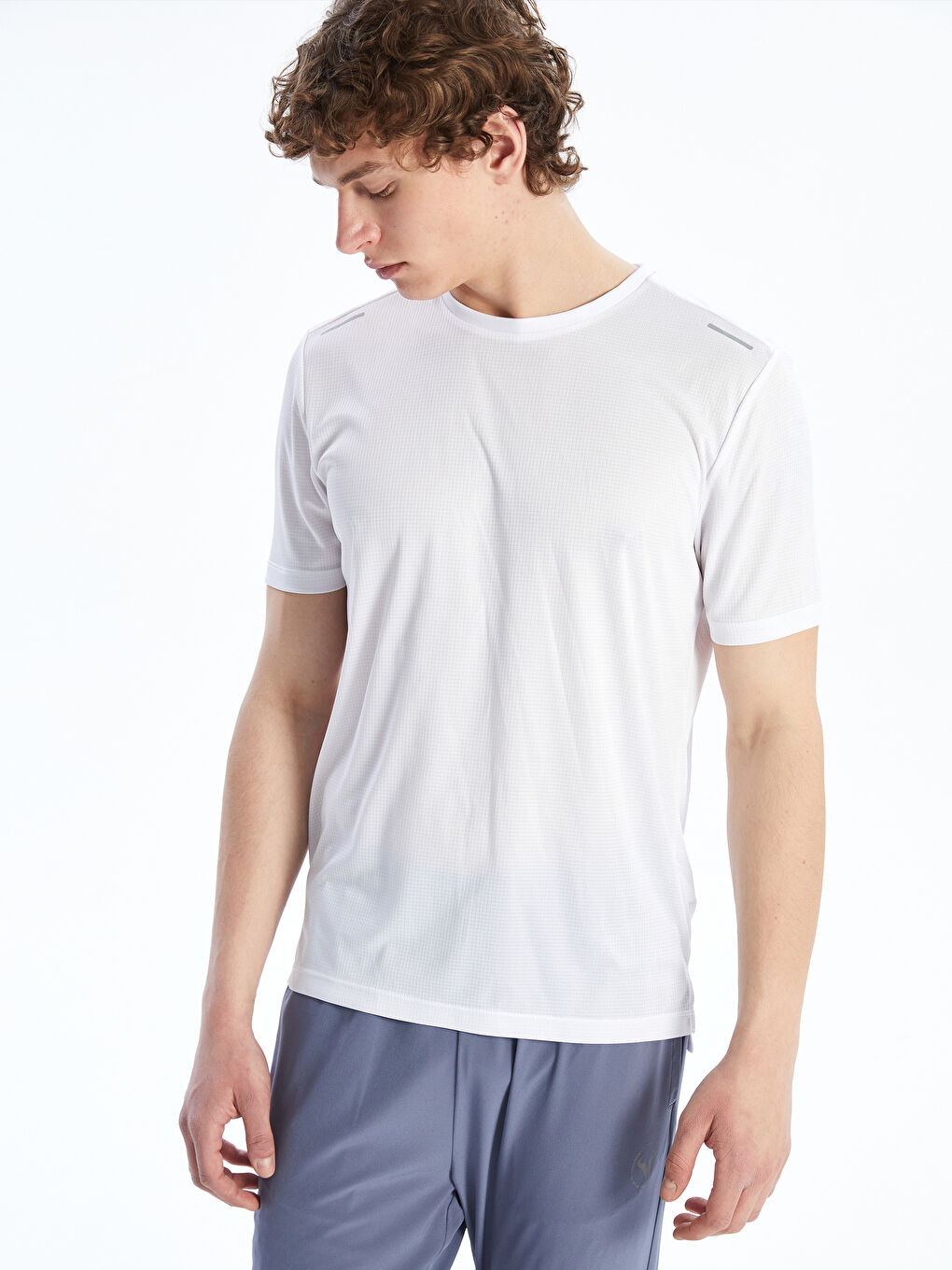 XSIDE ACTIVE Crew Neck Short Sleeve Men's Sports T-Shirt -W50603Z8-E5X