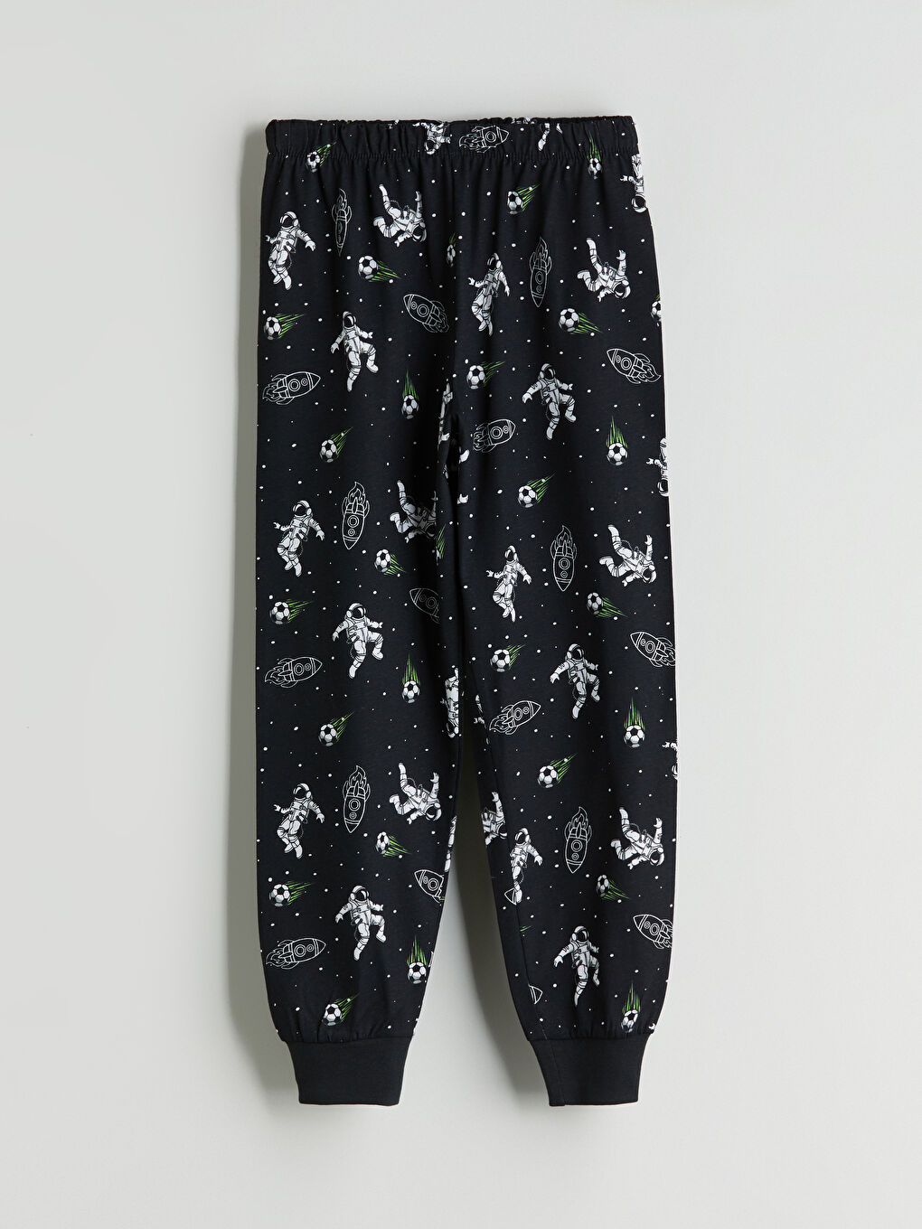 Siyah Beli Lastikli Erkek Çocuk Pijama Alt