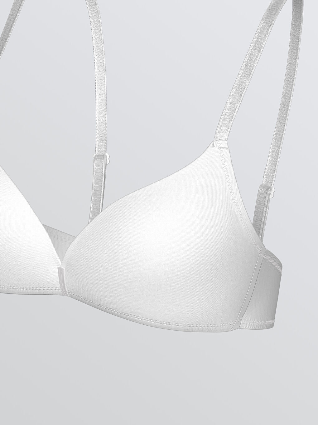 Kahverengi Balensiz Dolgusuz Düz Sütyen 2'li-2