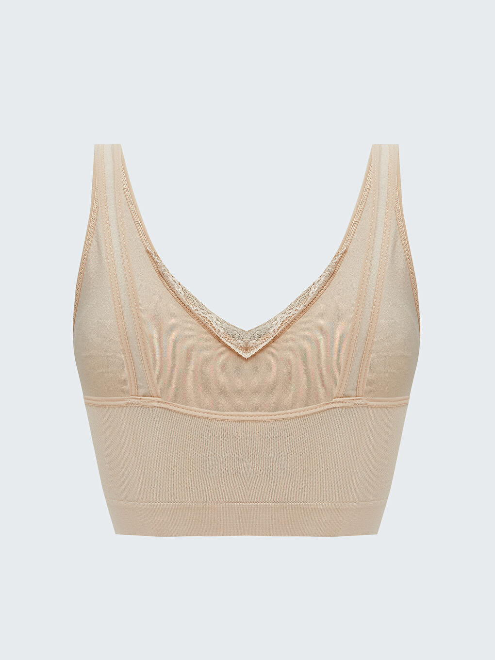 LCW DREAM Non-Wired Non-Padded Plain Sports Bra -W50618Z8-D0P