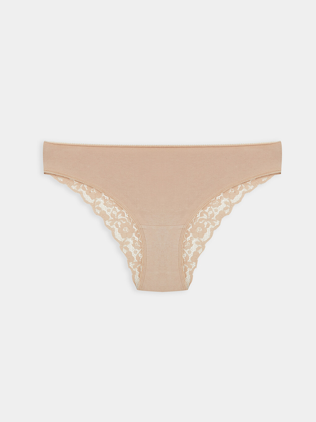 Pembe Dantel Detaylı Brazilian Külot