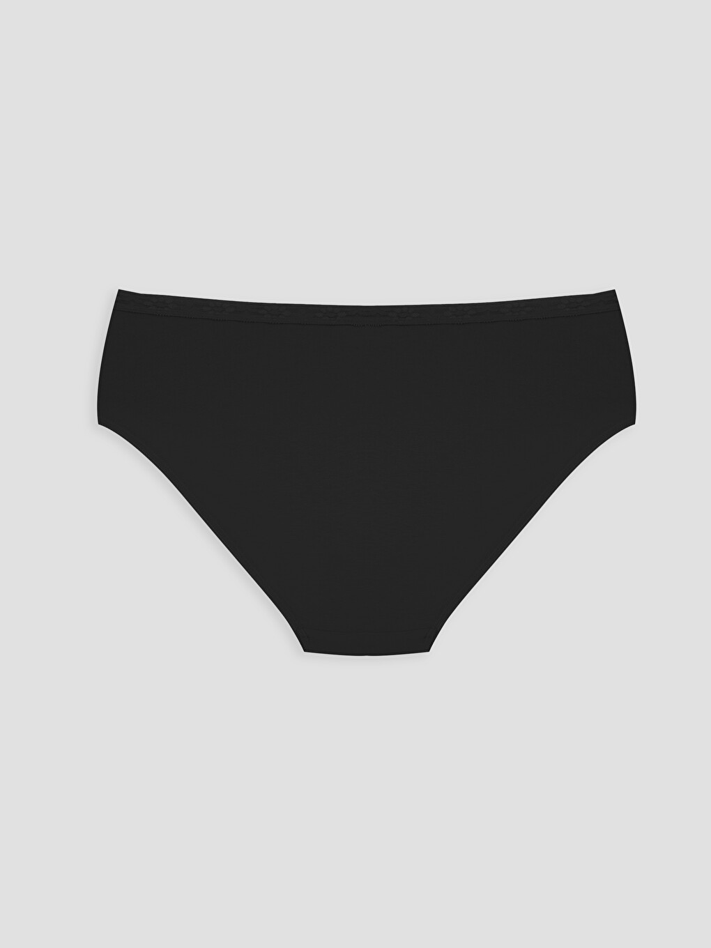 Siyah Fiyonk Detaylı Bikini Külot-1