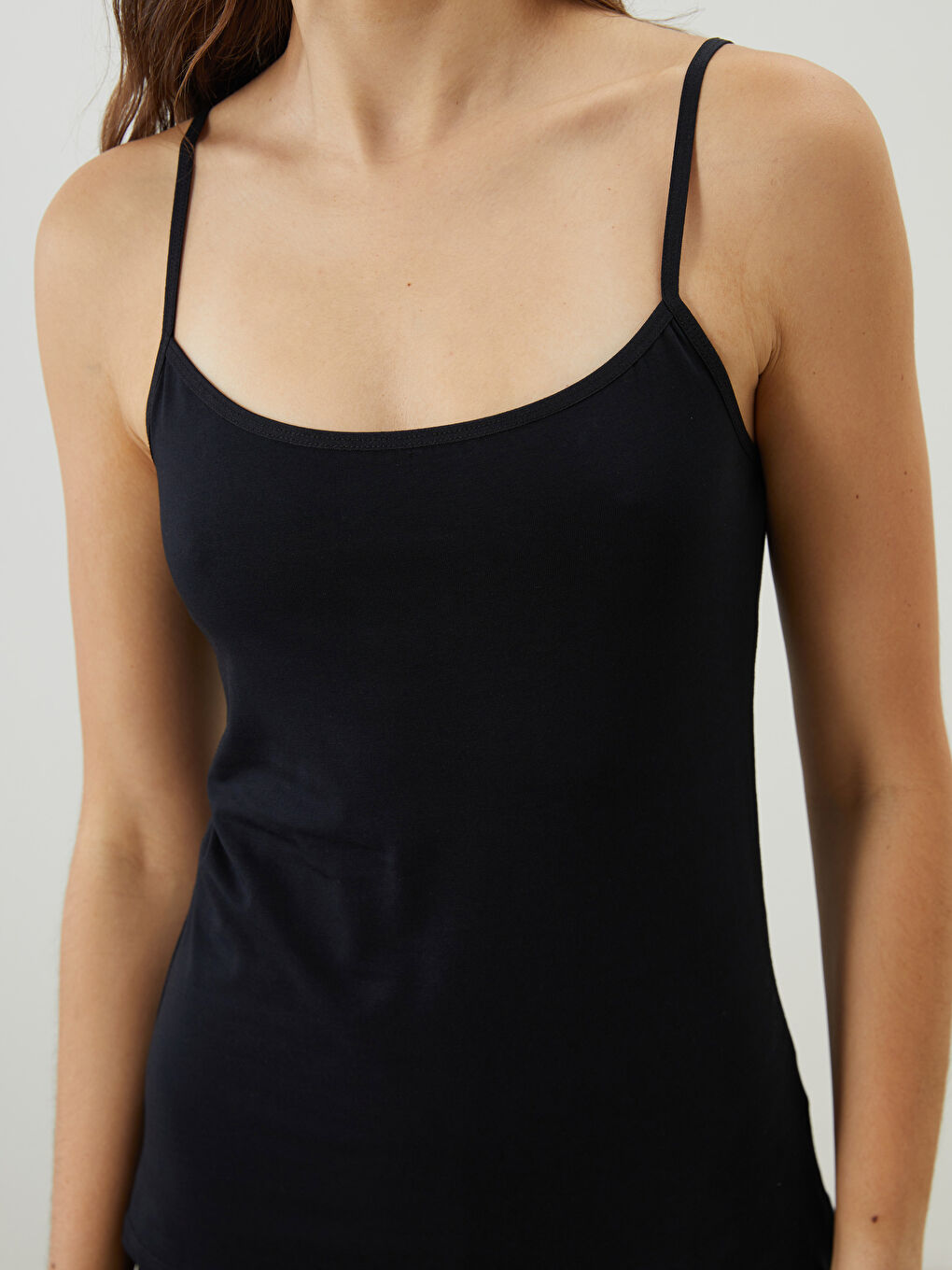 LCW DREAM U Neck Strappy Women's Vest -W50684Z8-CVL