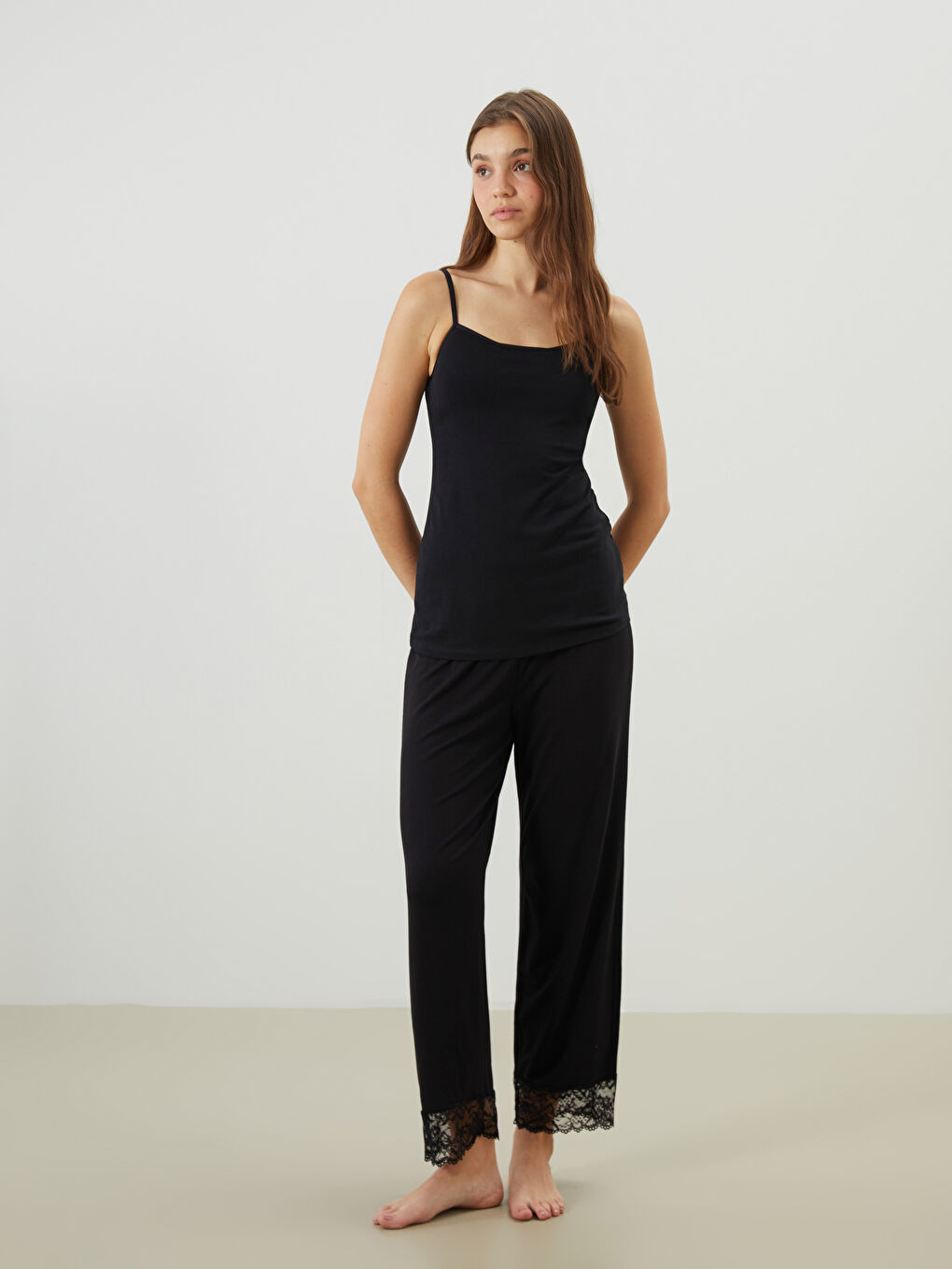 LCW DREAM Sweetheart Neck Strappy Women's Paneled Vest -W50685Z8-CVL