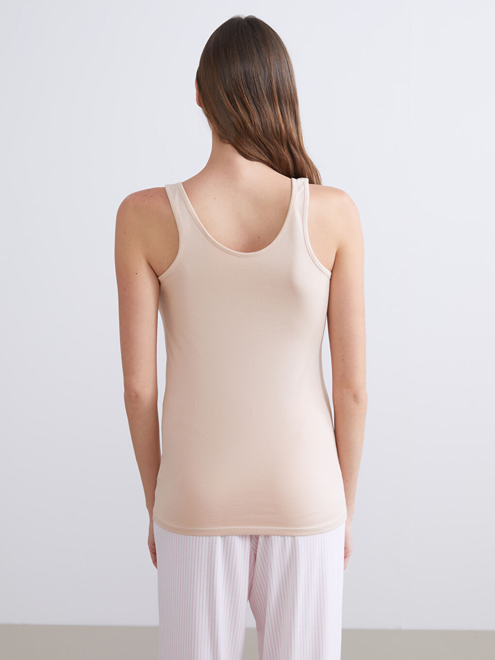 Pembe U Yaka Kadın Atlet-6