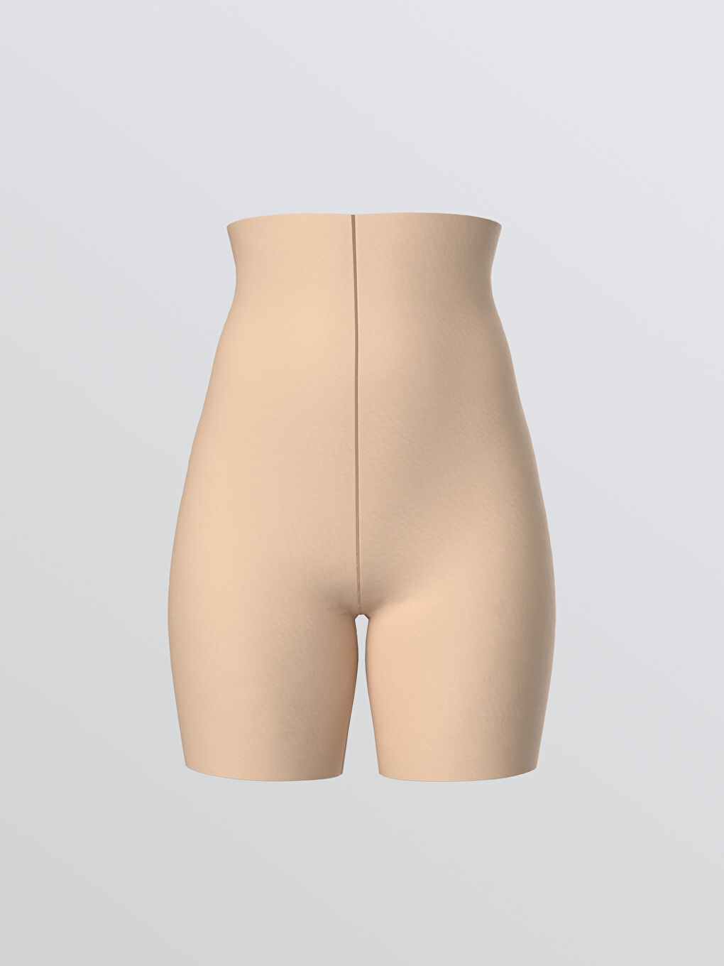 Pembe Yüksek Bel Düz Külot Korse-1