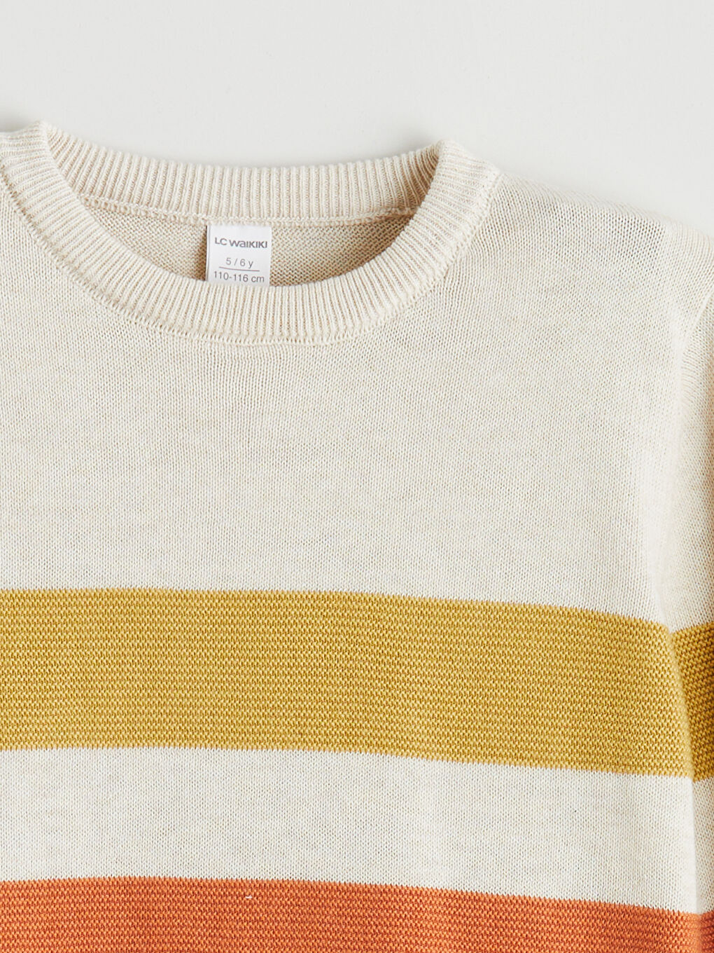 Crew Neck Long Sleeve Baby Boys' Knitwear Sweater-2