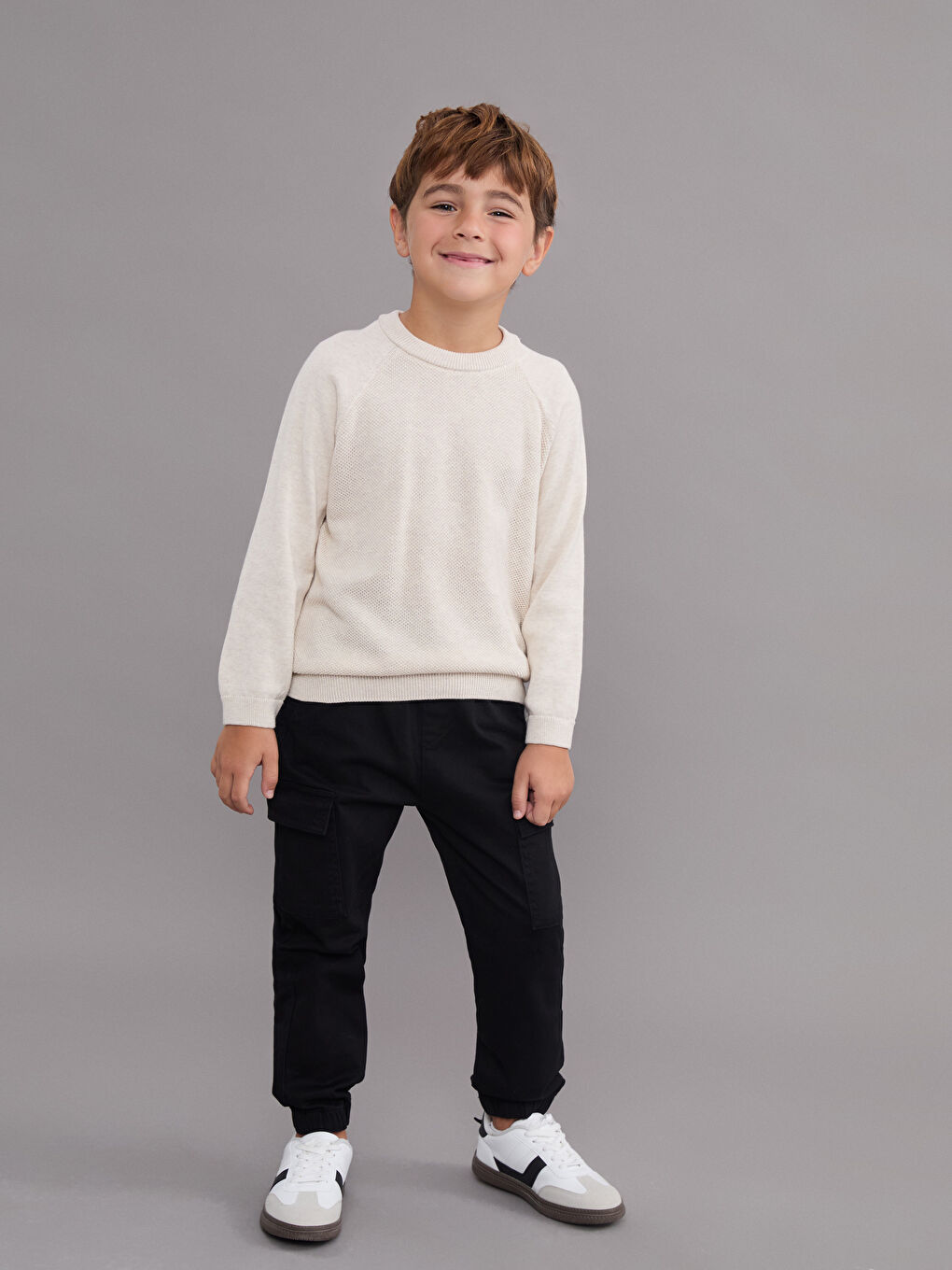 Boy’s Basic Tricot Jumper-1