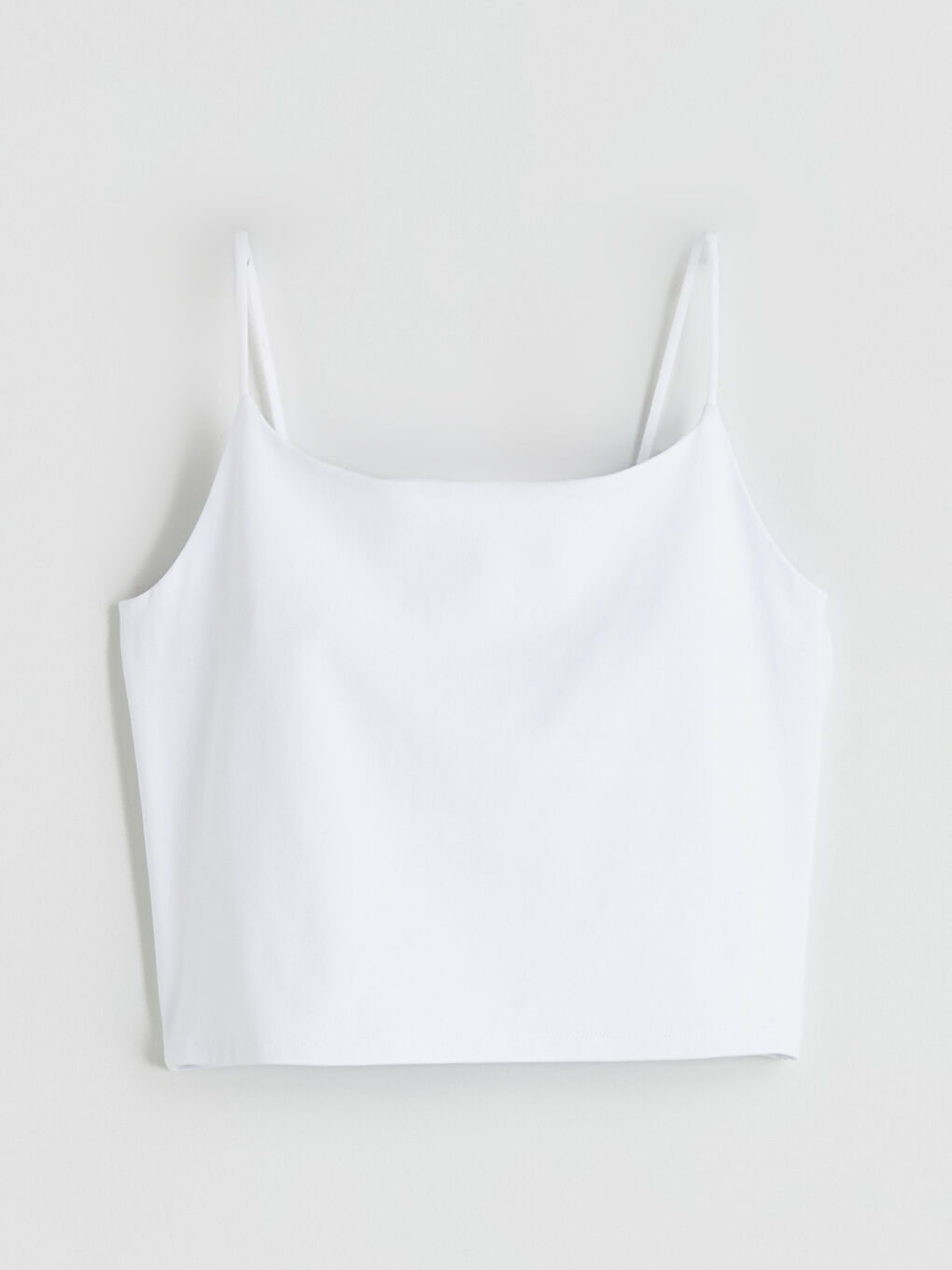 Майка з квадратним коміром і ремінцями для жінок-4