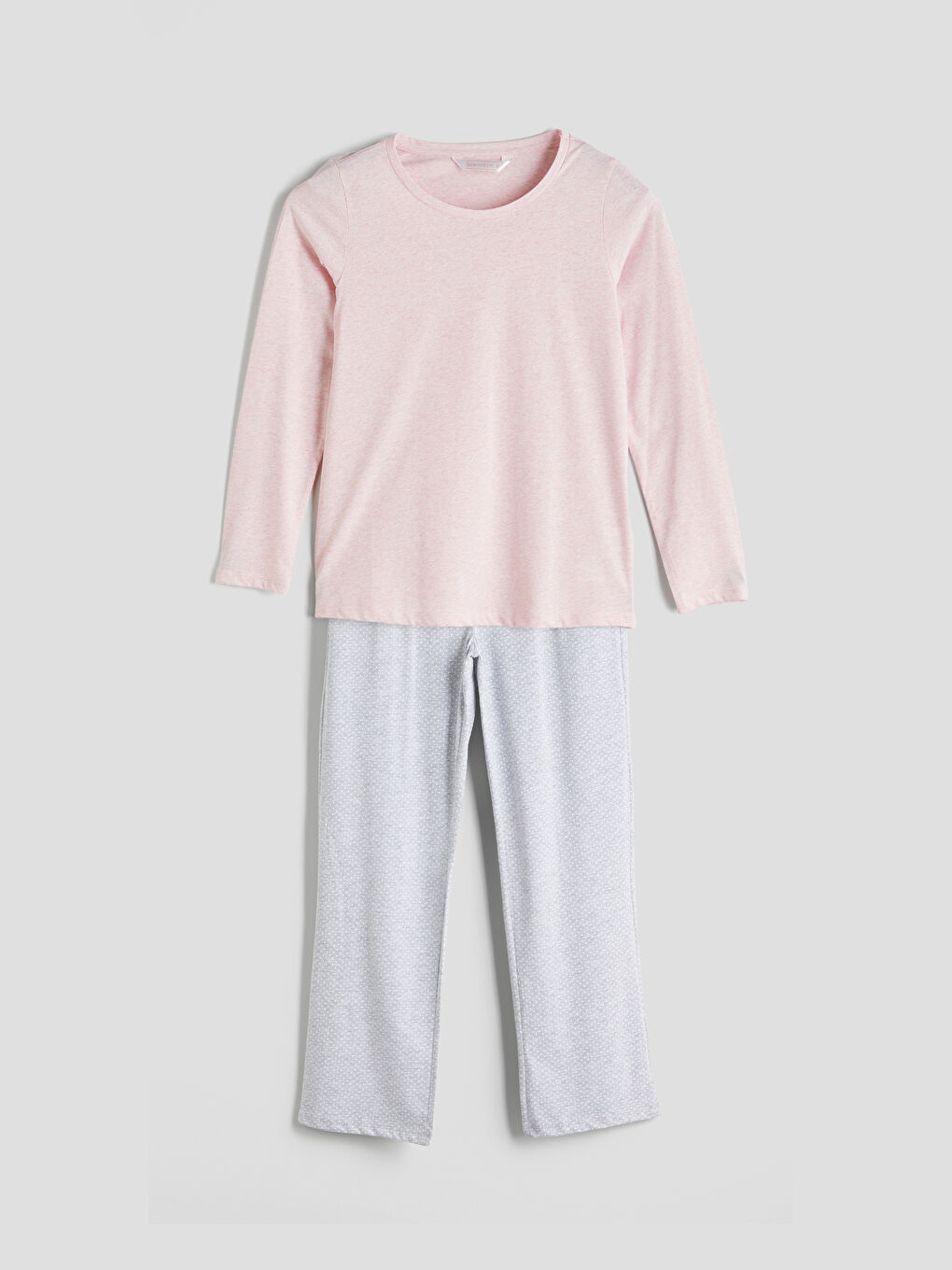 LCW DREAM طقم بيجاما نساء كول مدور -W50785Z8-998
