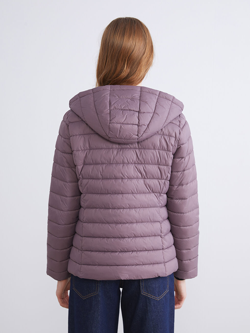 LCWAIKIKI Classic Hooded Women's Puffer Coat -W50790Z8-J4B