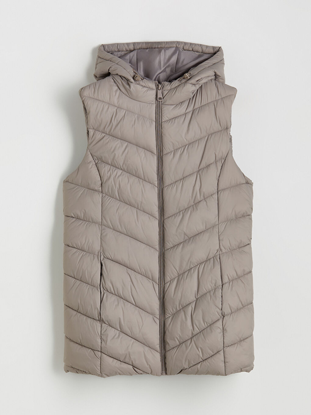 LCWAIKIKI Classic Hooded Women's Puffer Gilet -W50793Z8-CTC