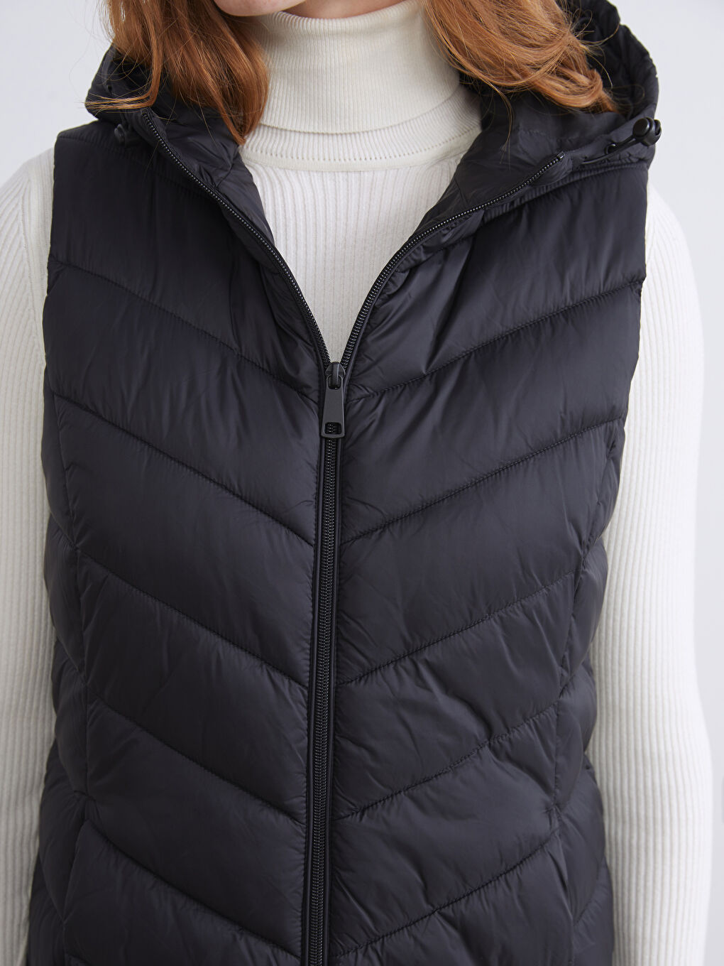 LCWAIKIKI كلاسيك جیلێتی پەستەکی کڵاودار بۆ ژنان -W50793Z8-CVL