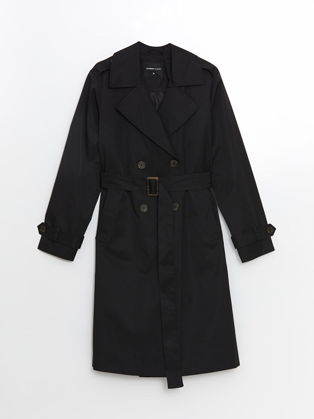 LCWAIKIKI Classic Jacket Neck Women's Trenchcoat -W50797Z8-CVL