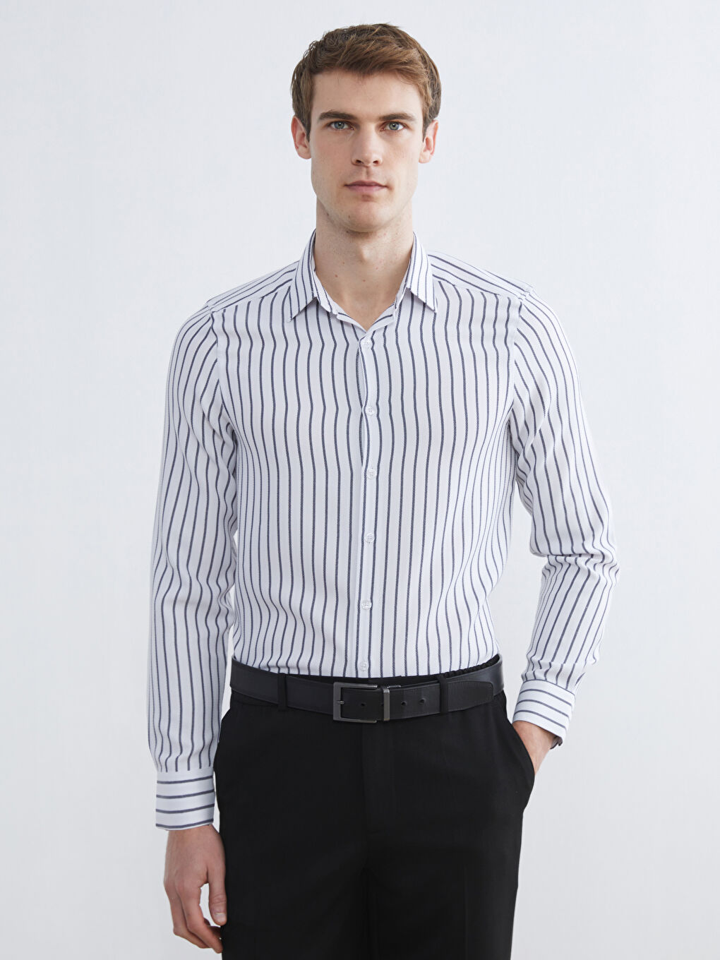 Muškarac TAMNO PLAVA Košulja-1