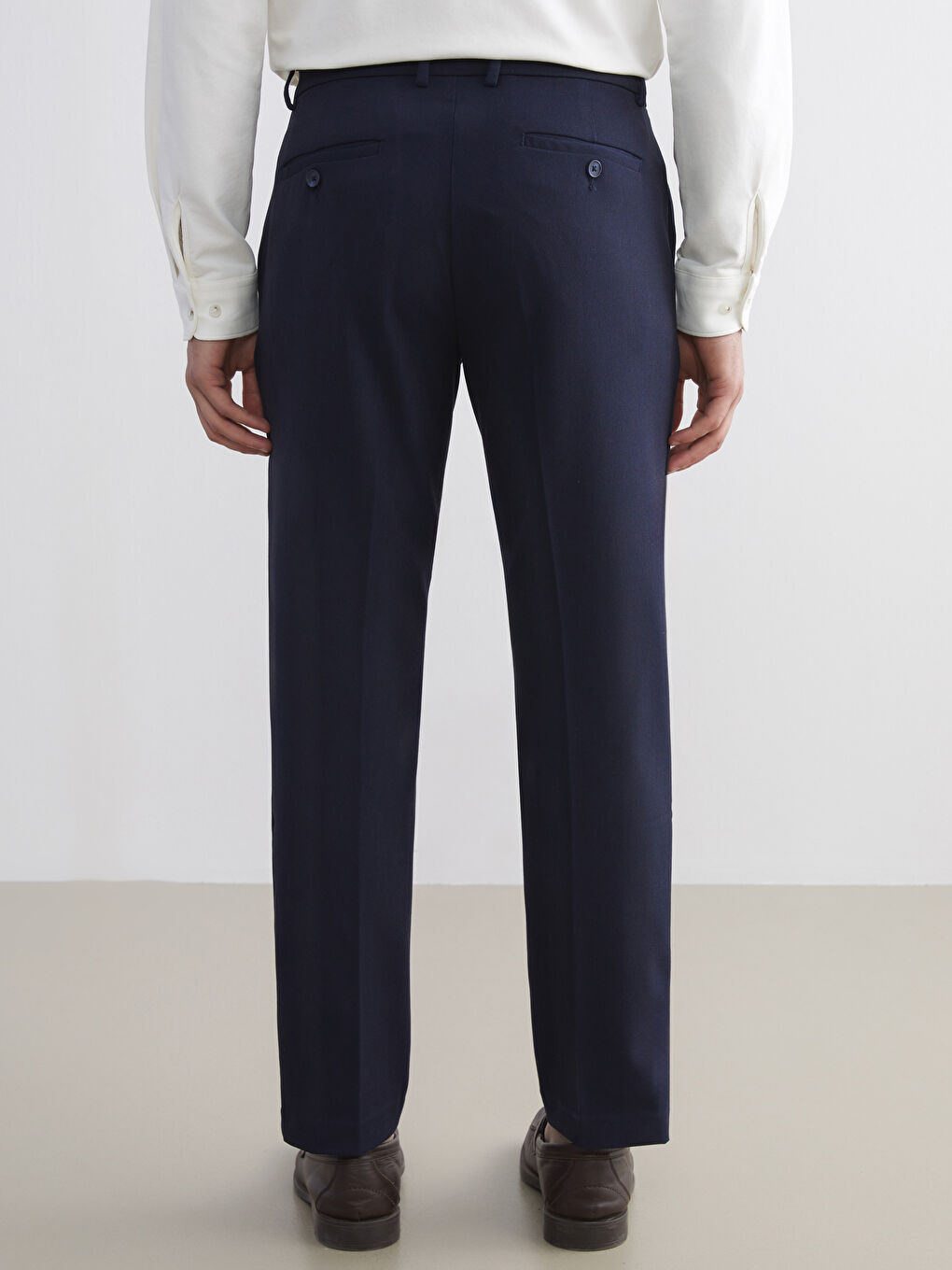 Lacivert Standart Kalıp Erkek Pantolon-6