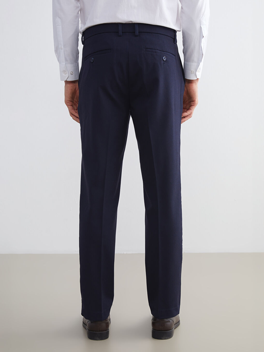 Lacivert Standart Kalıp Erkek Pantolon-7