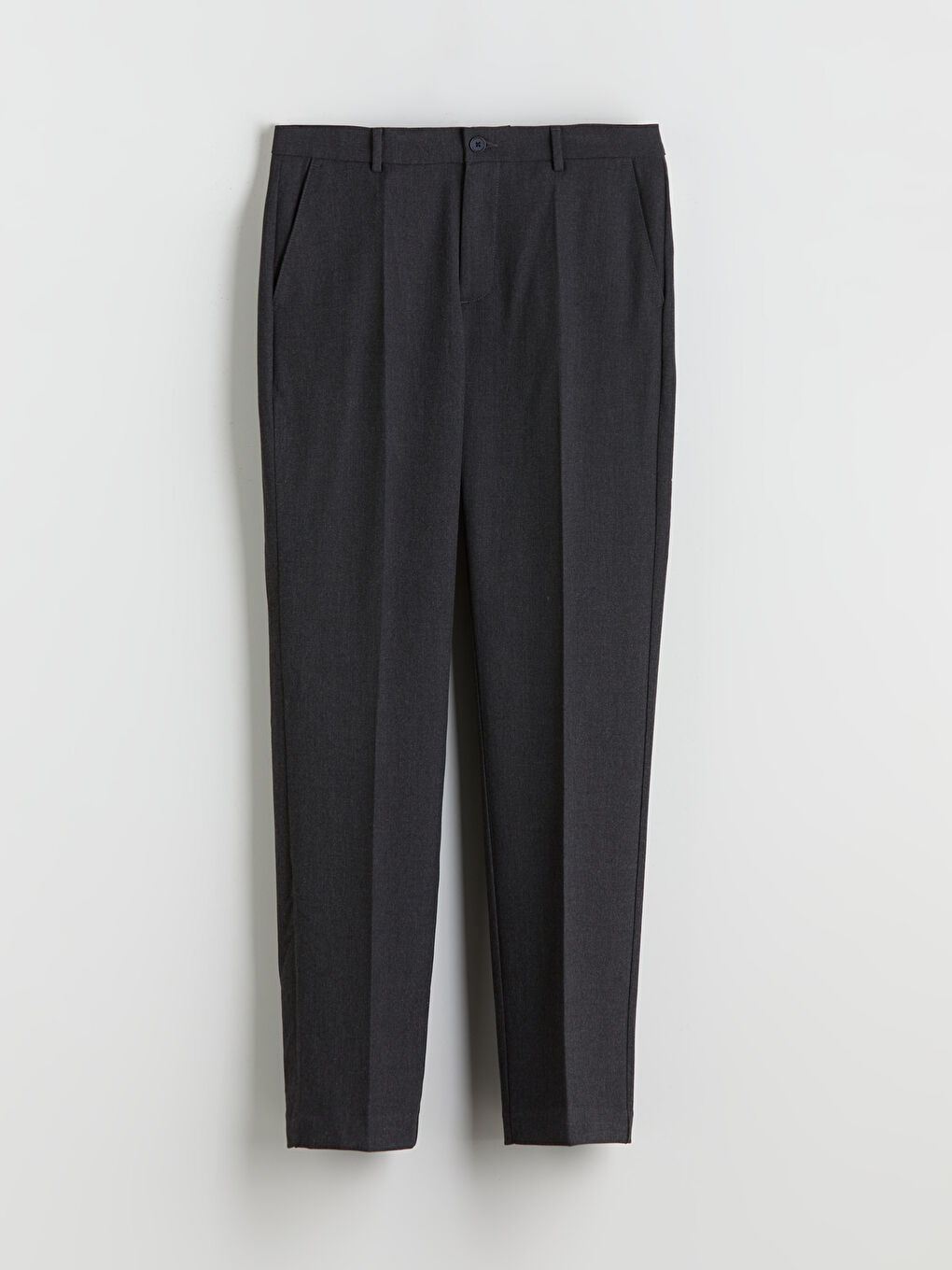 Antrasit Standart Kalıp Erkek Pantolon-4