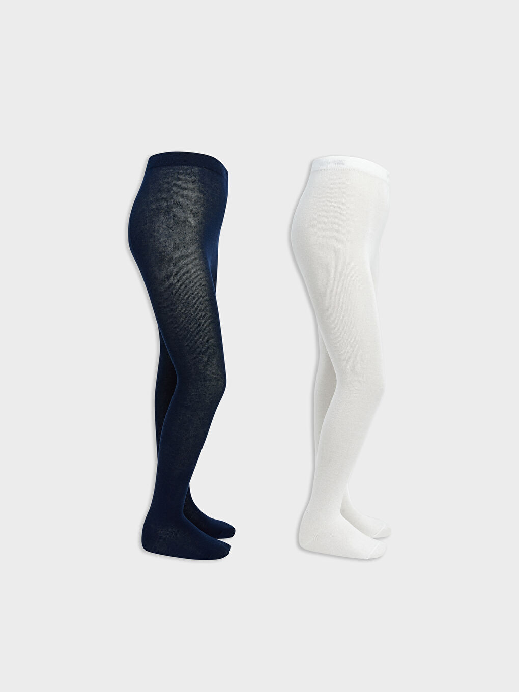 LCW Kids Basic Girls' Tights 2 Pack -W50812Z4-HEL