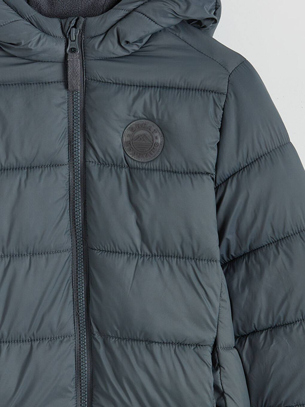 Hooded Boys' Puffer Coat-4