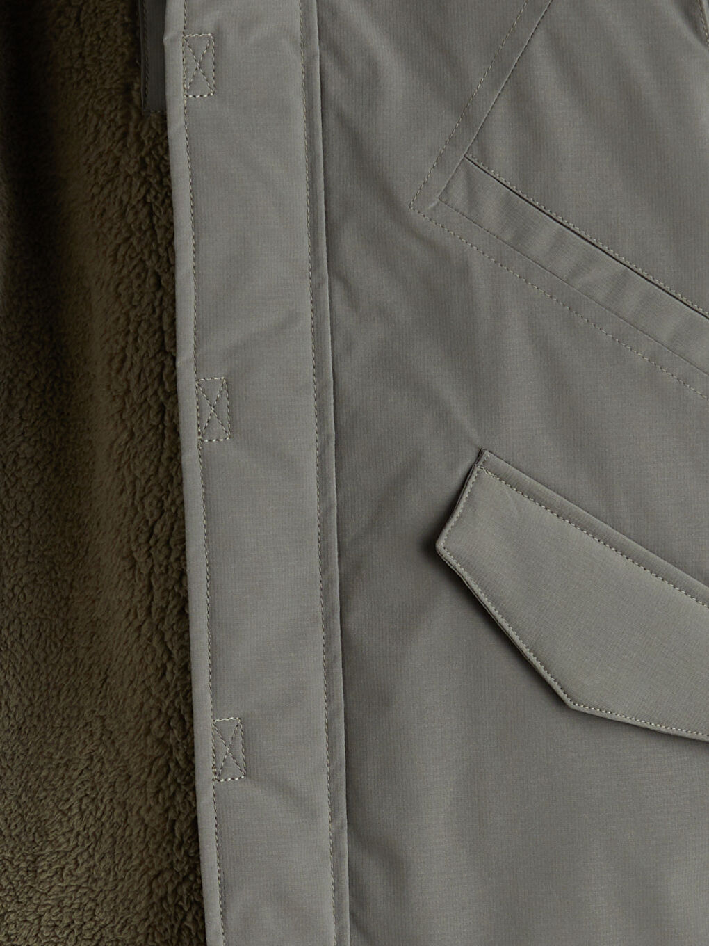 Hooded Lined Boys' Coat-3