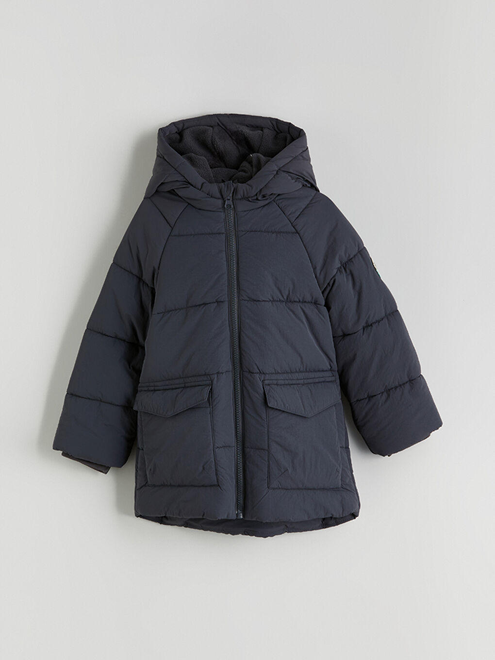 Hooded Lined Boys' Coat