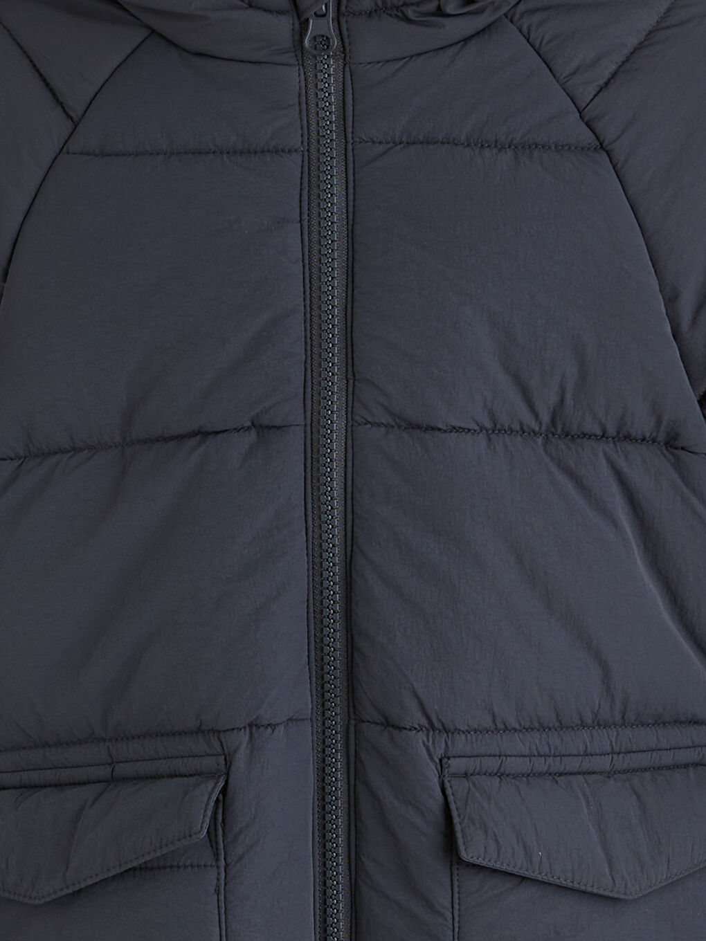 Hooded Lined Boys' Coat-2