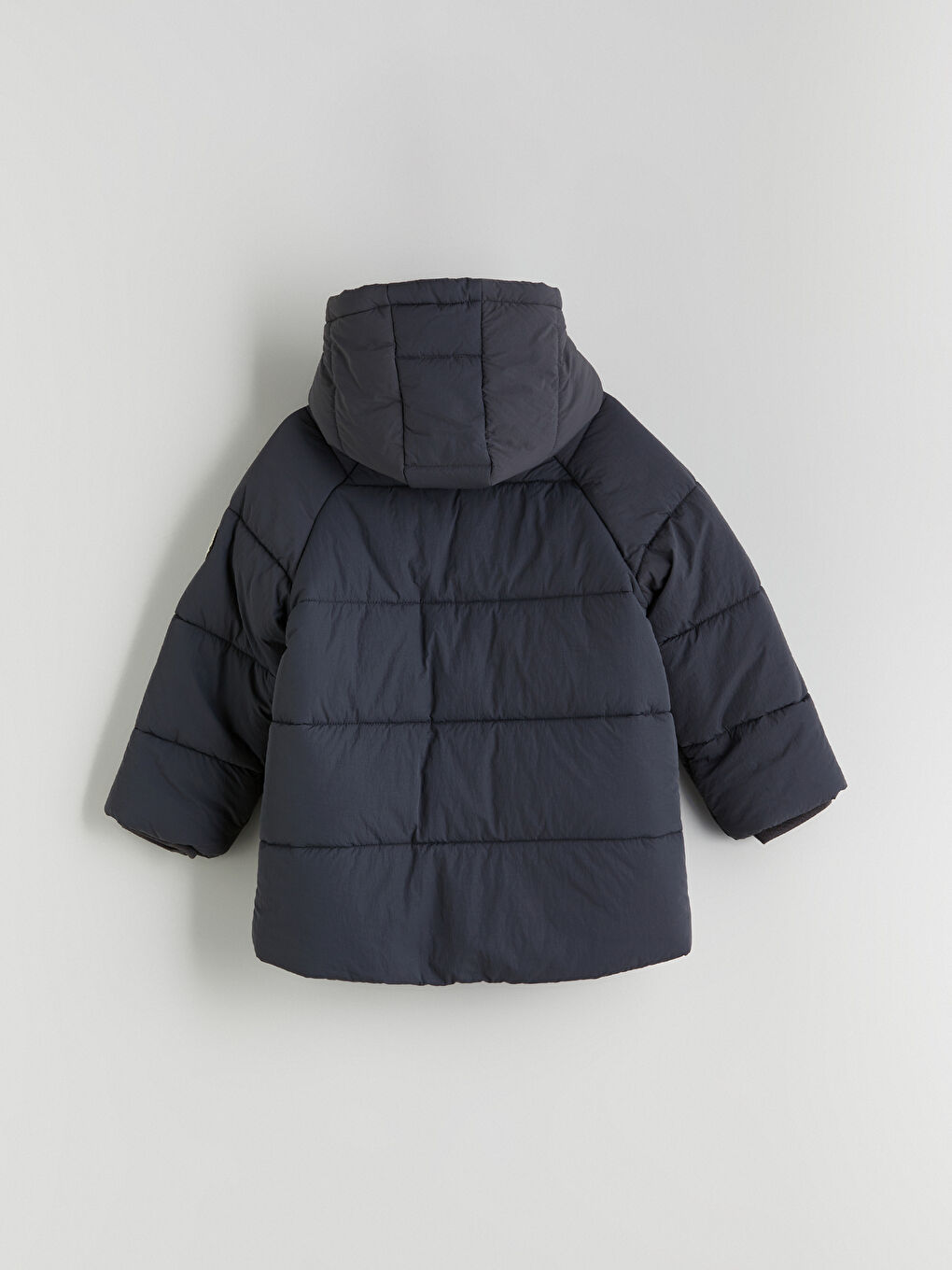 Hooded Lined Boys' Coat-3