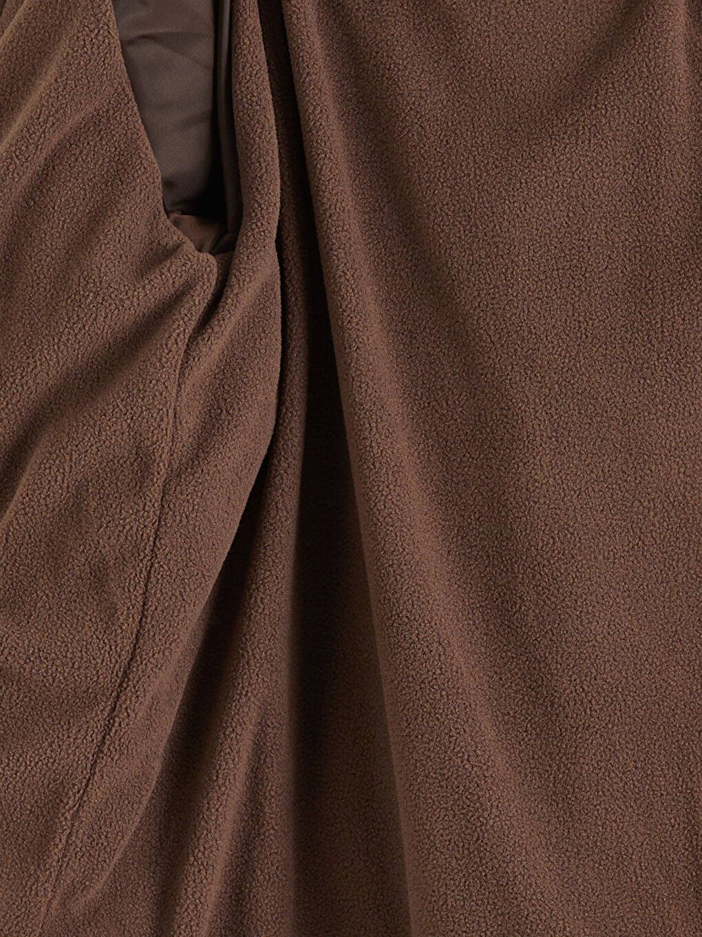 Kahverengi Kapüşonlu Astarlı Erkek Çocuk Mont-1