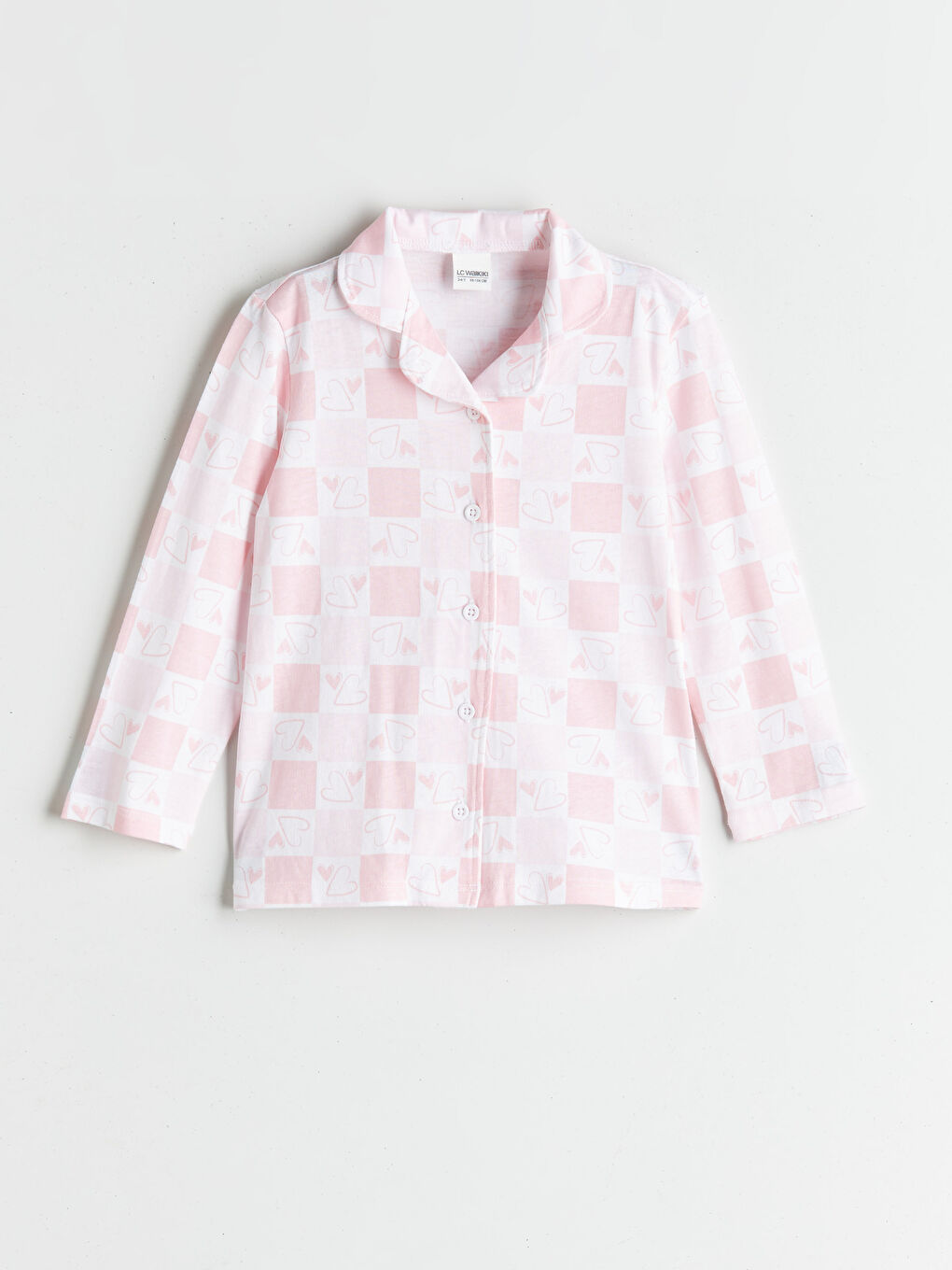 LCW Kids سێتی بیجامە په‌مه‌یی کچ -W50829Z1-LT4