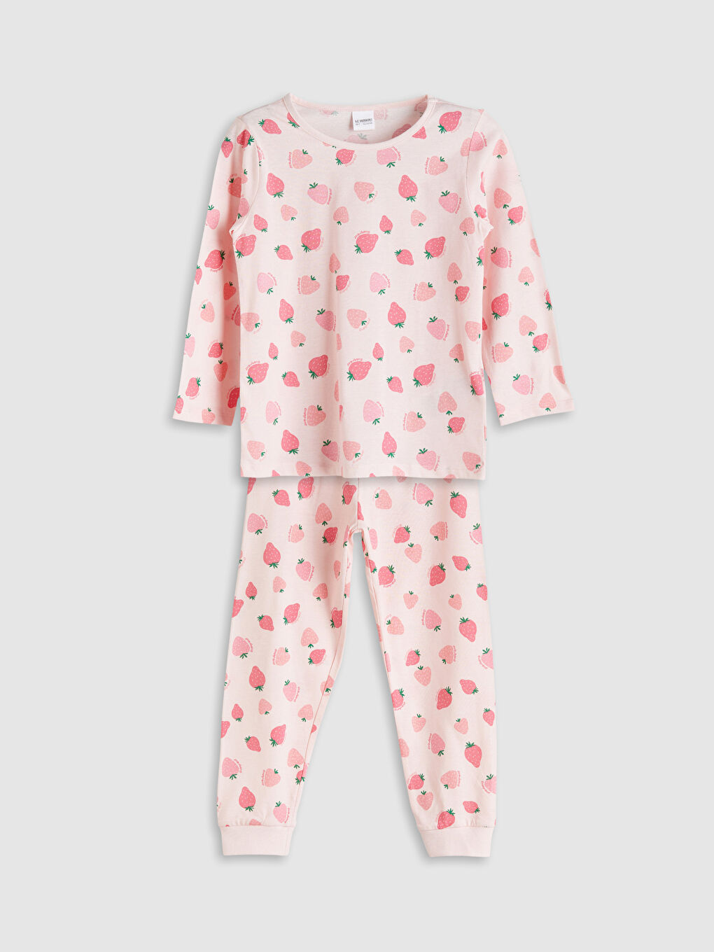 LCW Kids Girl PINK Pyjama Set -W50832Z1-LT4