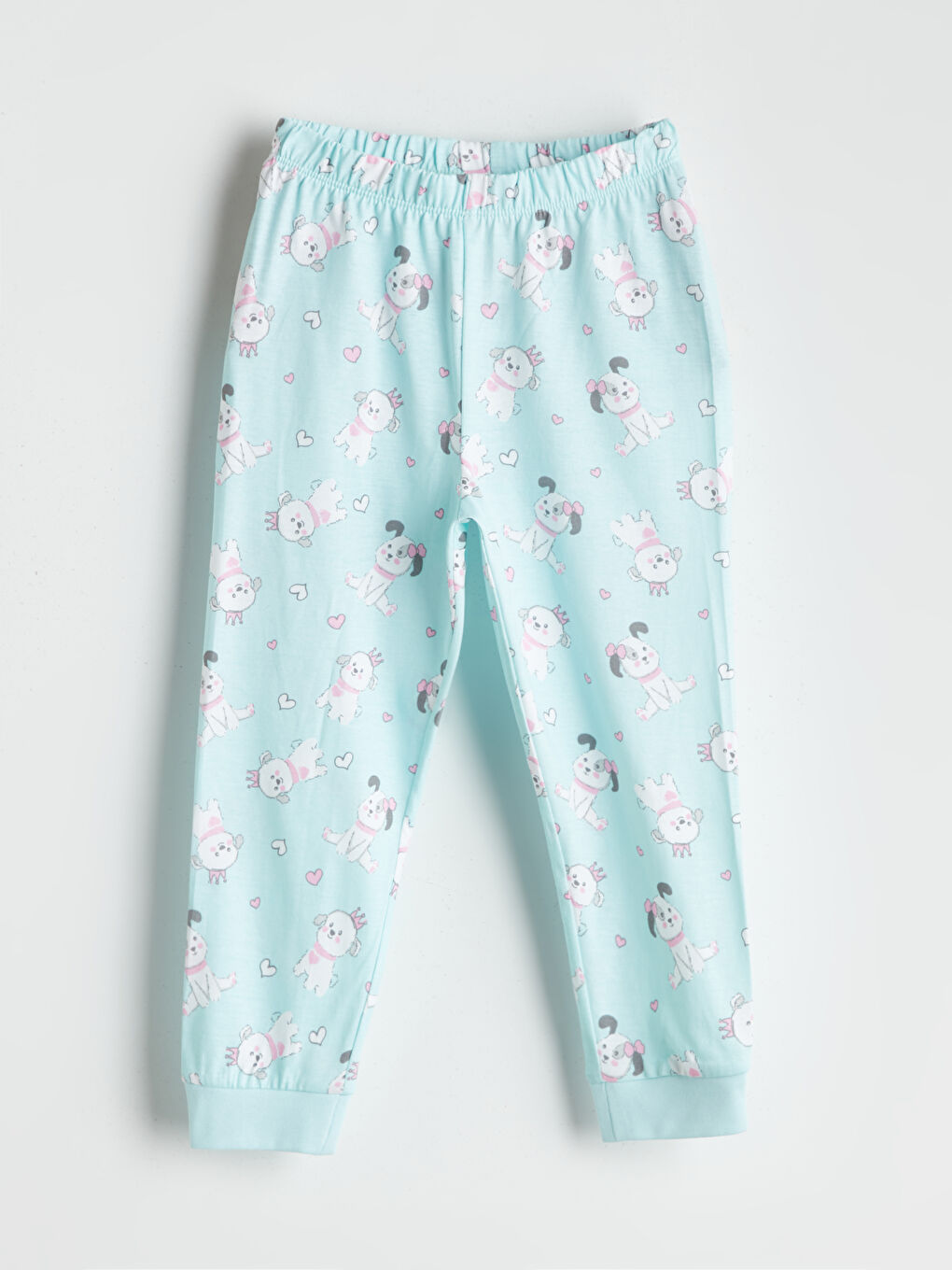 LCW Kids Crew Neck Printed Girls' Pyjama Set -W50838Z1-FWW