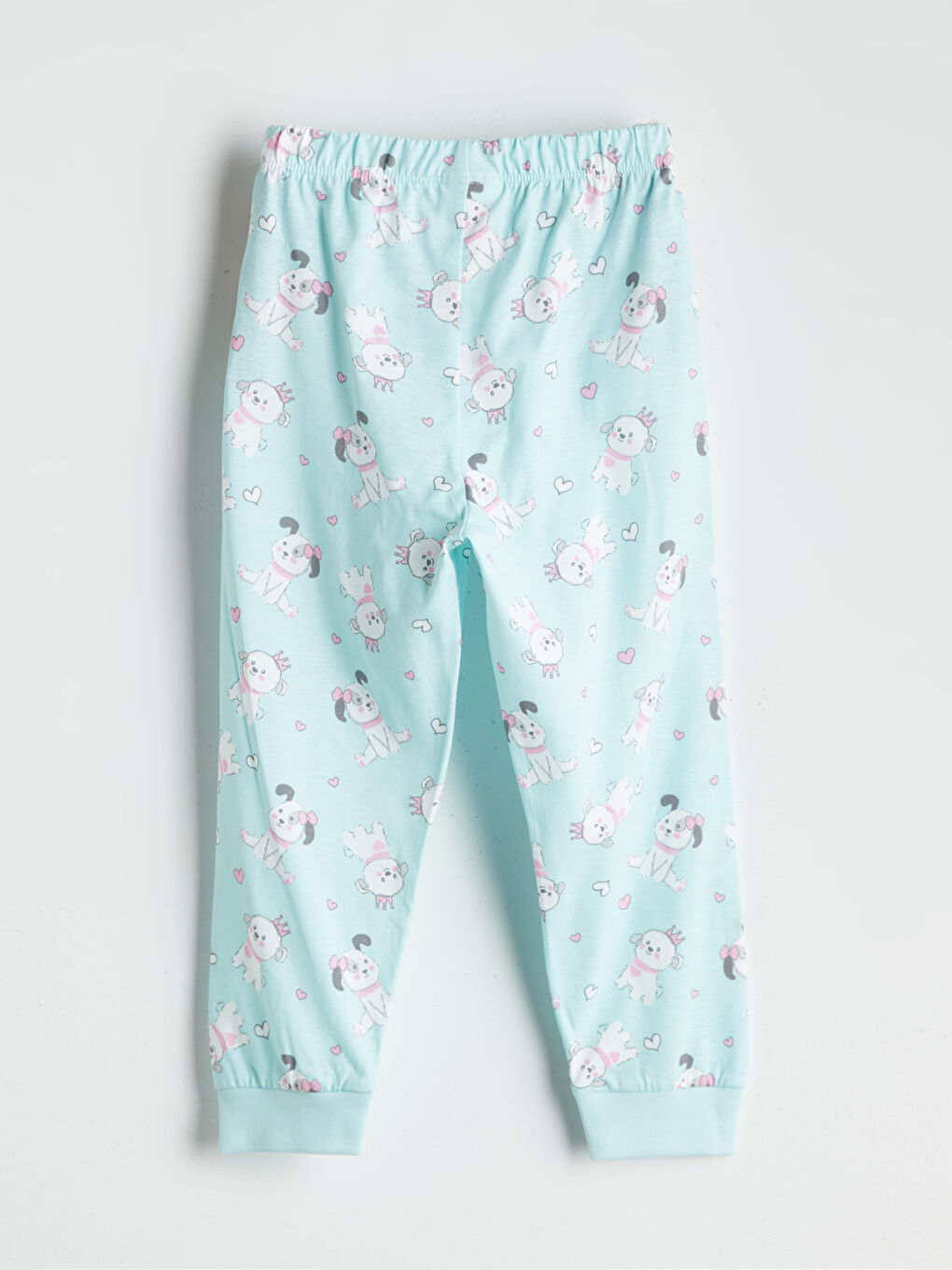 LCW Kids Crew Neck Printed Girls' Pyjama Set -W50838Z1-FWW