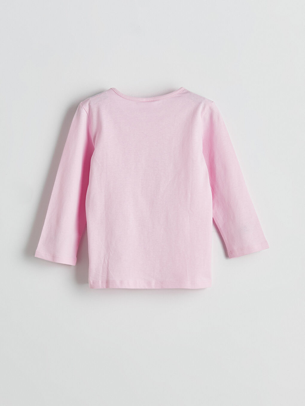 LCW Kids Crew Neck Printed Girls' Pyjama Set -W50841Z1-LTY