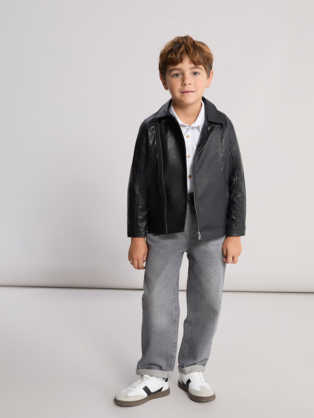 Jakna od umjetne kože-1